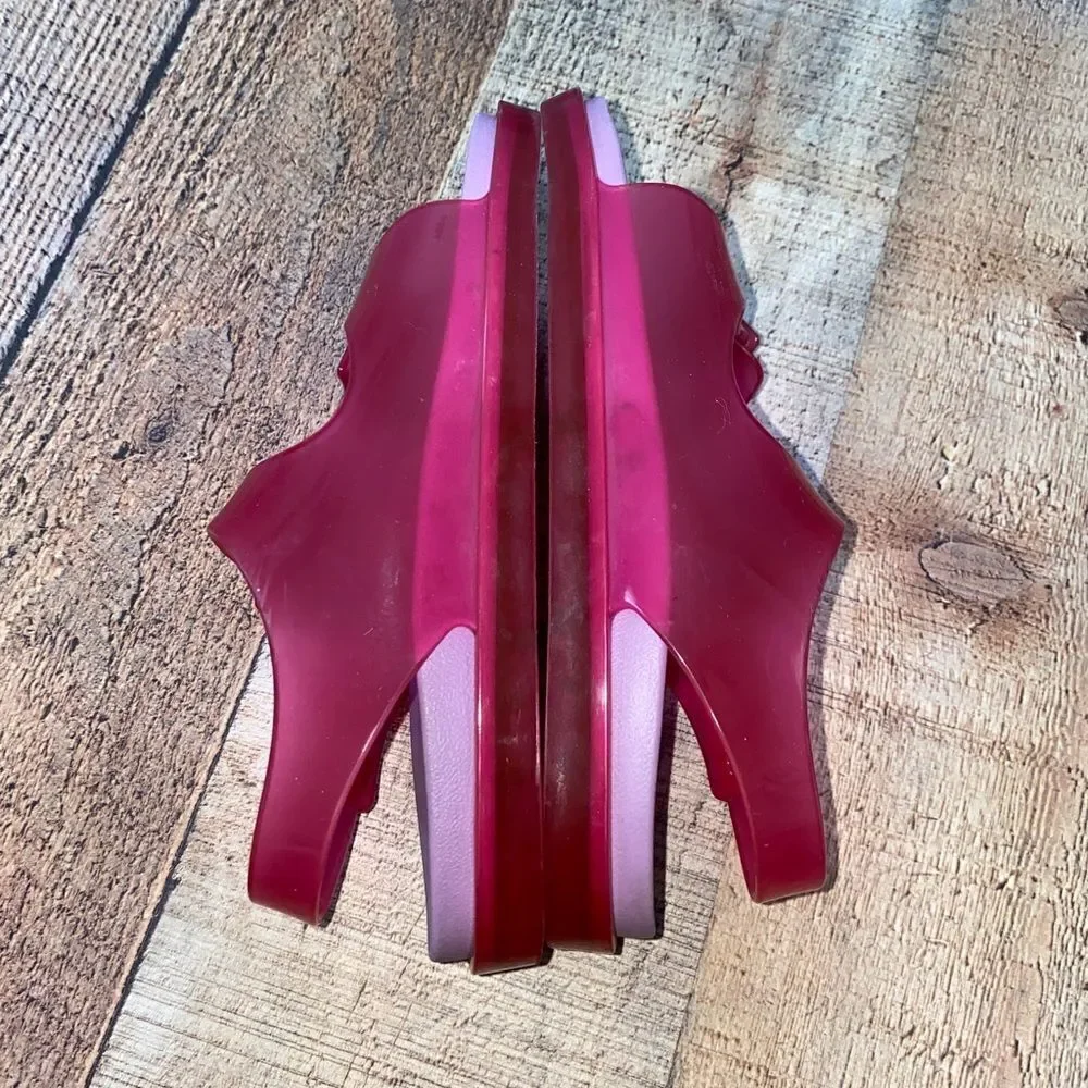 Melissa pink jelly sandals